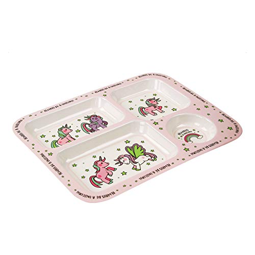 Pink Unicorn Girls Plate