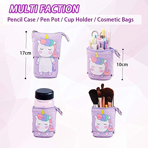 Unicorn Organiser Pen Holder Lilac