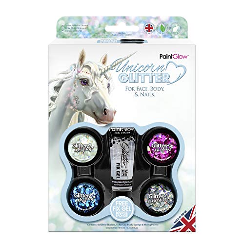 Unicorn Chunky Cosmetic Glitter Boxset | PaintGlow