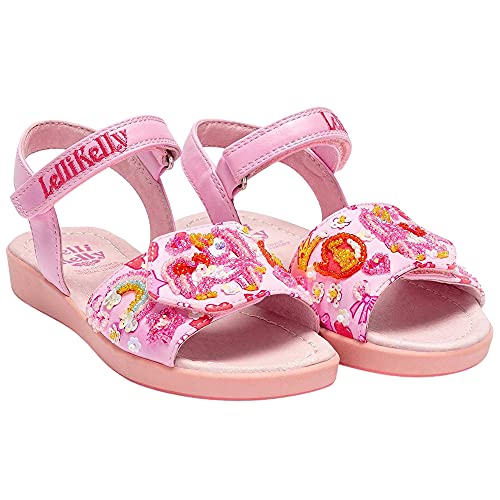 Lelli Kelly LK7400 (BC02) Pink Fantasy Honey Unicorn Sandals - 12 UK