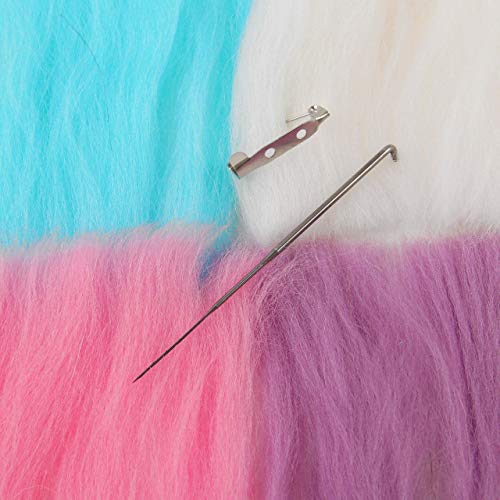 Unicorn Brooch Wool Felt DIY Kit | Felting Needle Work | Craft Kit Kids