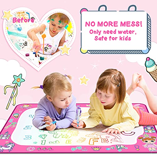 Unicorn Aqua Mat | Water Drawing Mat | 100 x 80 cm