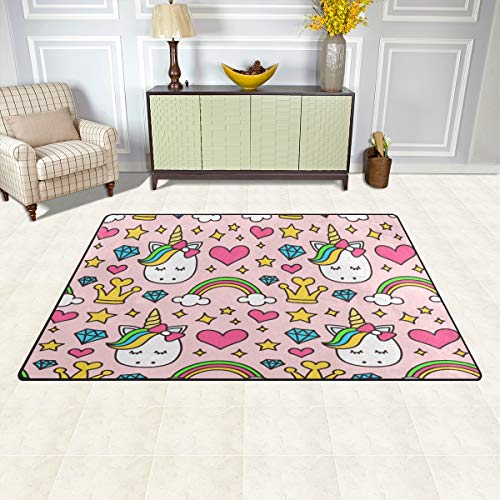 Unicorn Rug Home Decor Kids