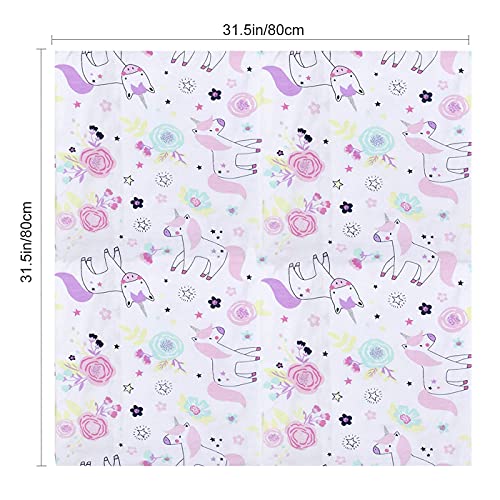 Unicorn Newborn Babies Swaddle Set | With Hat