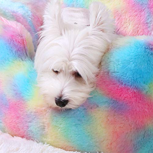 Tie Dye Effect Unicorn Dog Bed