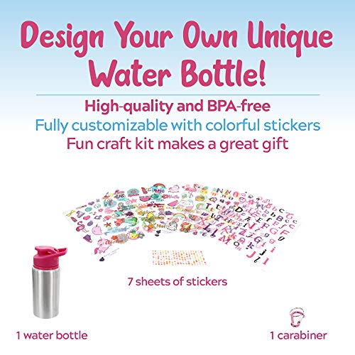 Decorate Your Own Water Bottle Girls Gift