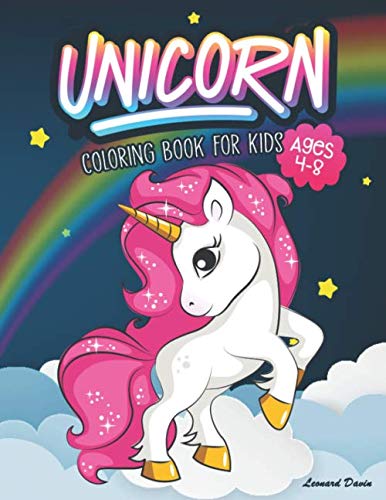 Unicorn Coloring Book for Kids Ages 4-8: Beautiful Collection - Over 5 ...