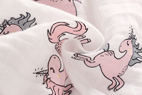 100% Cotton Unicorn Muslin