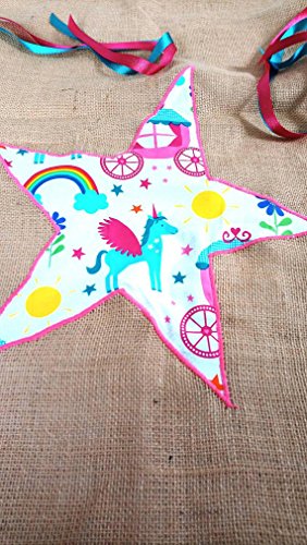 Hessian Unicorn Xmas Sack