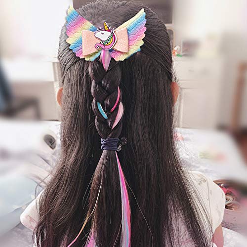 Girls Hair Clips Unicorn Themed 