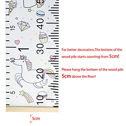 Unicorn Growth Chart Height Measuring Chart | Children Room Decoration