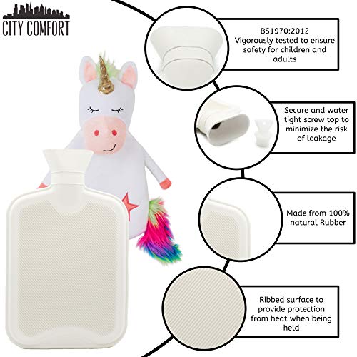 City Comfort Unicorn Hot Water Bottle