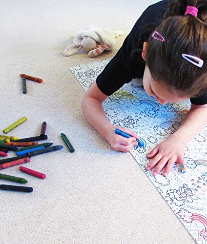 Kids Unicorn Colouring In Lampshade