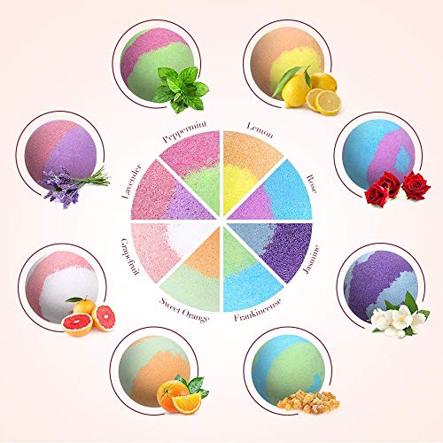 Rainbow Colours Bath Bomb Gift Set