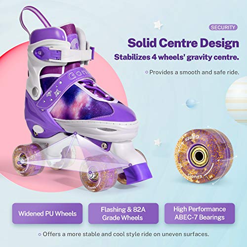 Adjustable Unicorn Inspired Roller Skates 