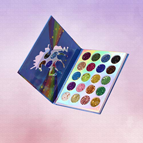20 Coloured Glittered Eye Shadow Palette