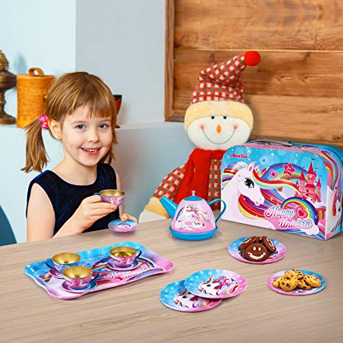 Unicorn Pretend Tea Set & Carry Case | For Kids