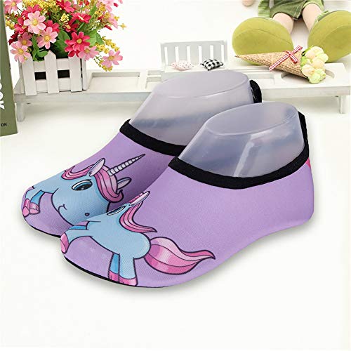Unicorn water sock for kids girls boys purple unicorn