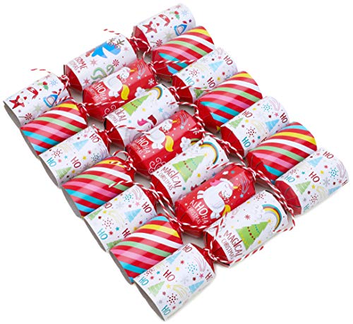 Novelty Unicorn Christmas Crackers For Kids 