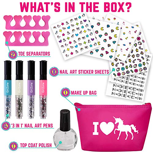 I Love Unicorns Nail Art Set For Girls