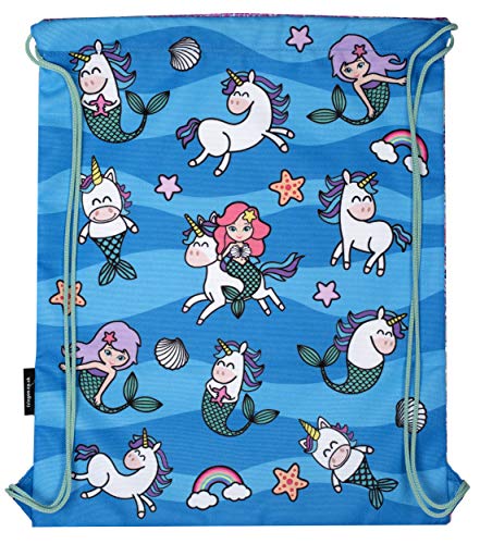 Unicorn & Mermaid Drawstring Bag