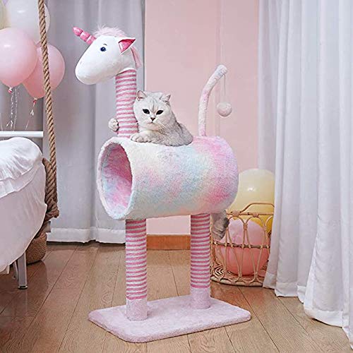 Unicorn Scratching Post For Cats | Pink