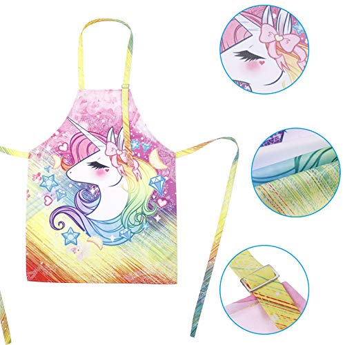 Kids Unicorn Apron & Chefs Hat