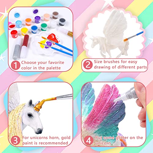 Unicorn Painting Kit | Figurines Set | For Girls