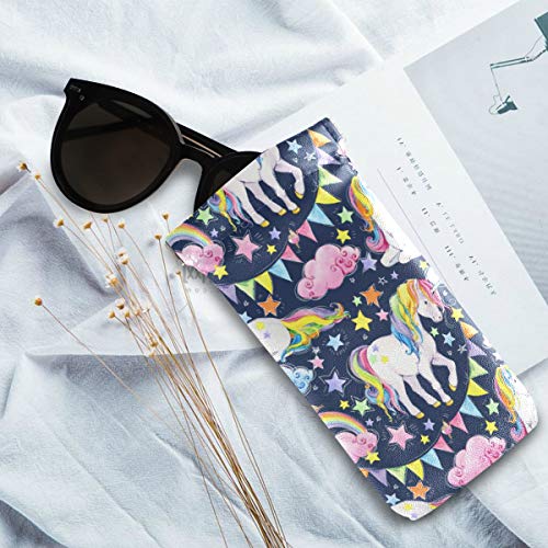 Colourful Unicorn Sunglasses Pouch Case