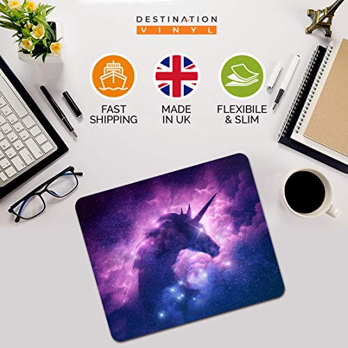 Unicorn mouse mat - purple