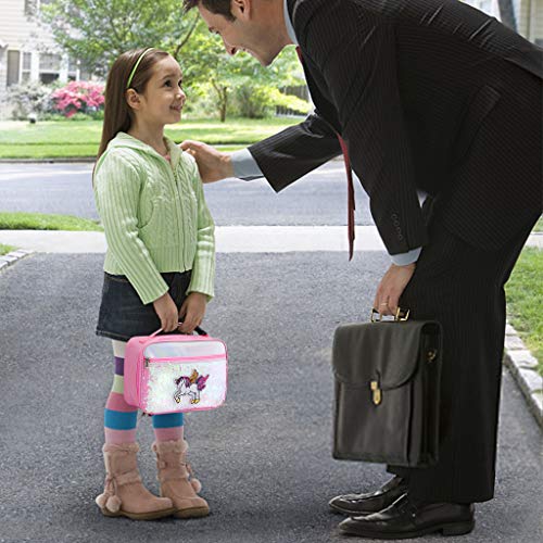 Girls Cute Unicorn Lunchbox Bag