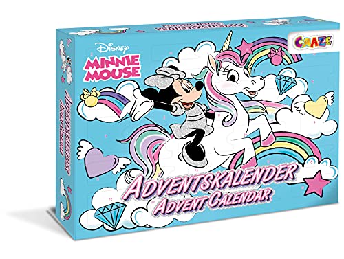 Mickey & Minnie Mouse Advent Calendar With Unicorn 