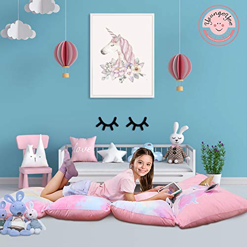 Unicorn Floor Cushions For Kids Bedroom