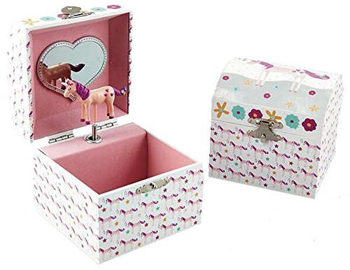 Keepsake Trinkets Jewellery Box Unicorn Design