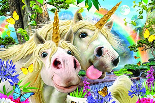 Unicorn selfie jigsaw puzzle