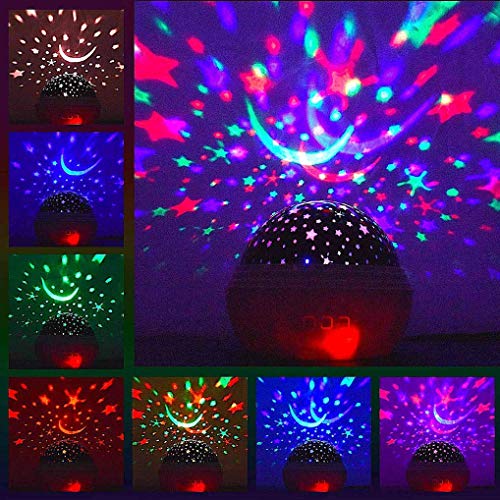 Kids Unicorn Night Light & Star Projector Light | Children's Bedroom | Pink