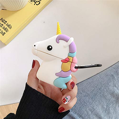 Unicorn Shaped Airpod Case | Rainbow Unicorn | Silicone