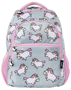 Unicorn school backpack rucksack pink blue