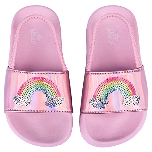 Pink Holographic Rainbow Sliders