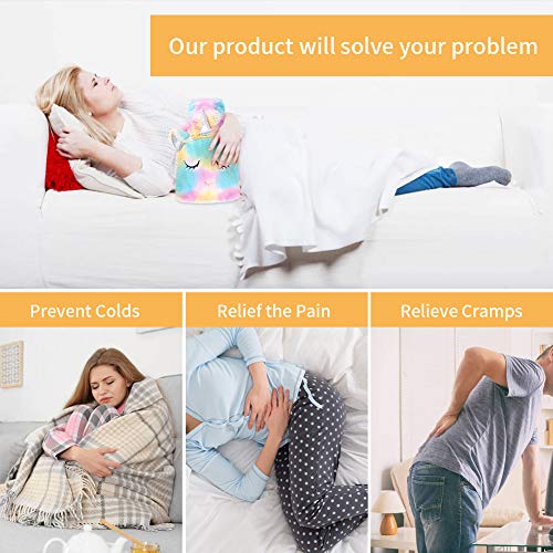 Cute Unicorn Hot Water Bottle & Cover
