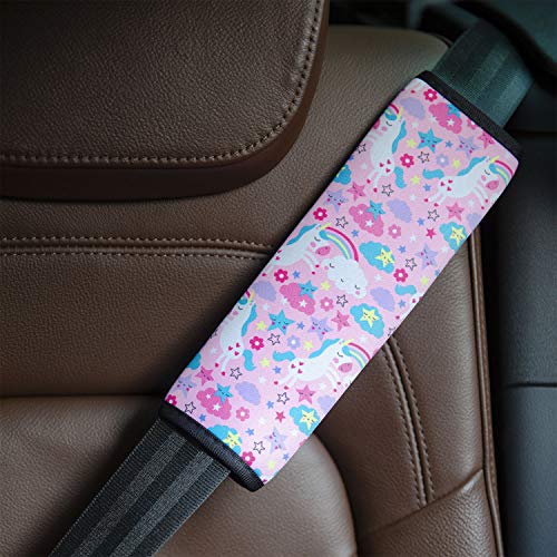 Pink Unicorn Car Seat Cover