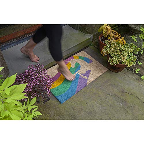 Multi Coloured Unicorn Doormat