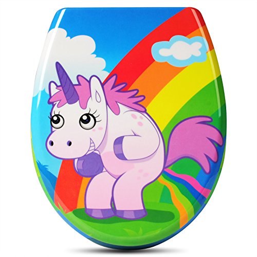 Unicorn toilet seat