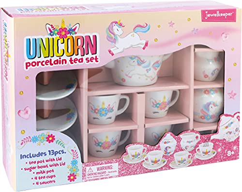 Unicorn Porcelain Tea Set | 13 Pieces