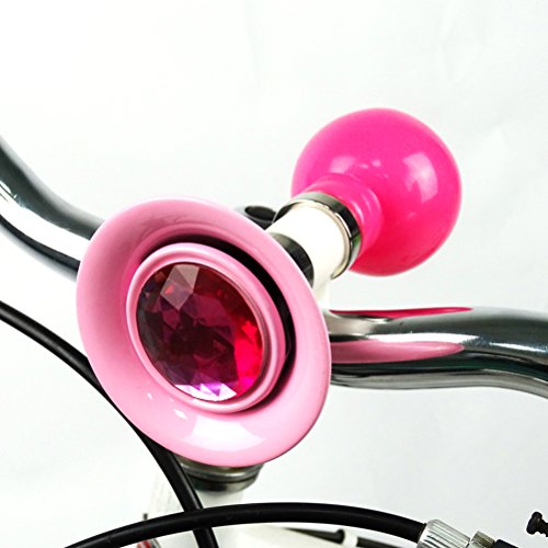 Pink Metal Air Horn Kids Bike Cycling Bell Handlebar Ring Horn