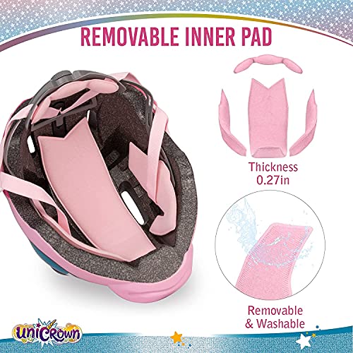Unicorn Design Kids Helmet | Pink 
