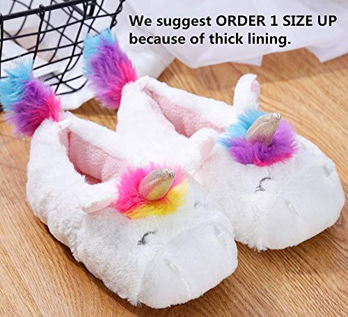 Kids Unicorns Fluffy Slippers 
