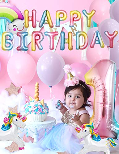 Unicorn Birthday Balloons