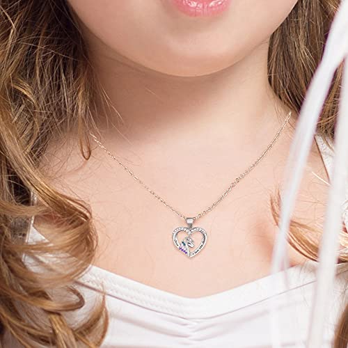 Women's, Girls Unicorn Pendant Necklace
