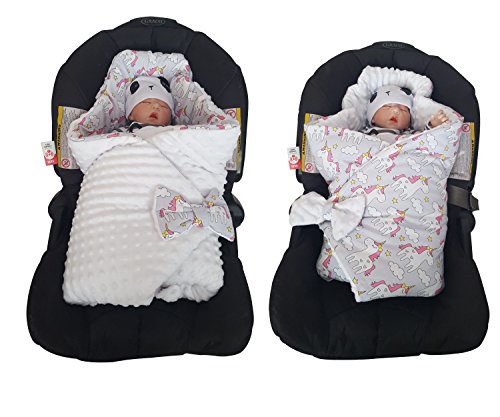 best unicorn car seat swaddle blanket